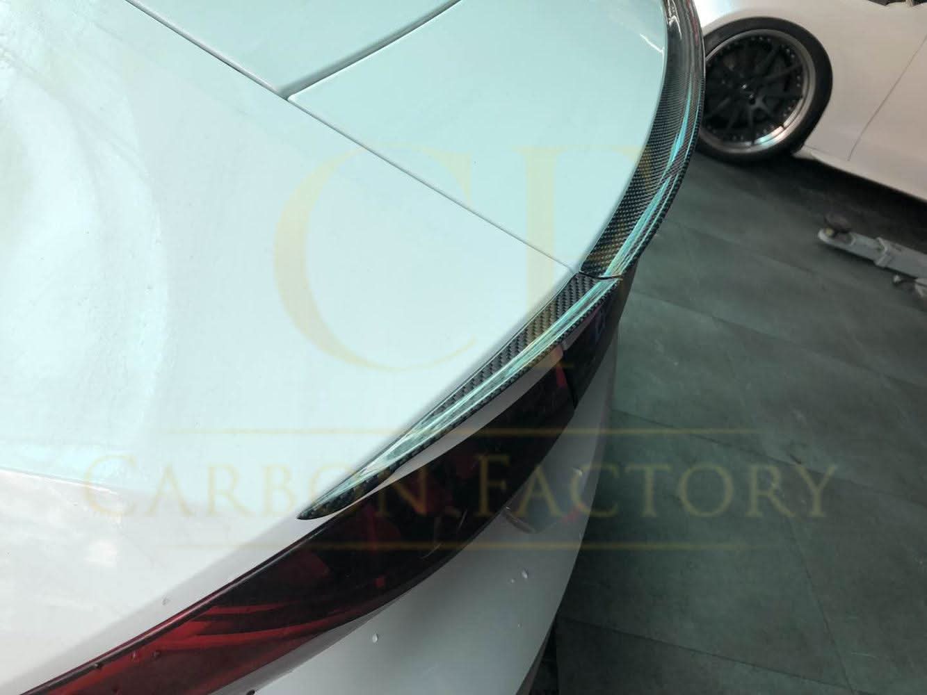 V Style Carbon Fibre Boot Spoiler for Audi 4K A7 S7 RS7 19-22 - Carbon Factory