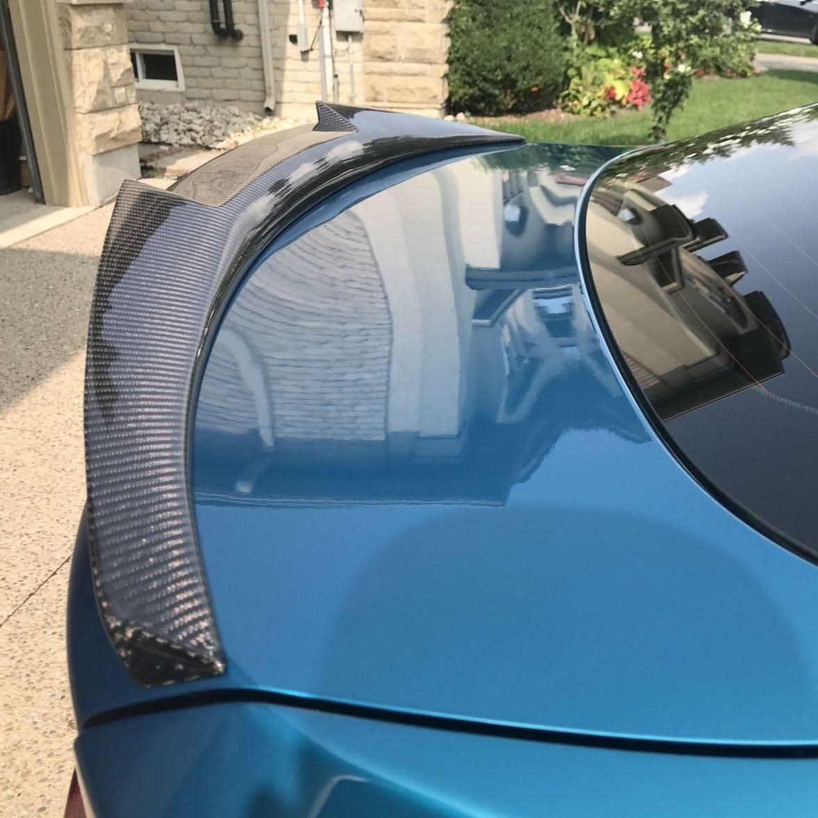 V Style Carbon Fibre Boot Spoiler for BMW 4 Series F36 Gran Coupe 14-20 - Carbon Factory