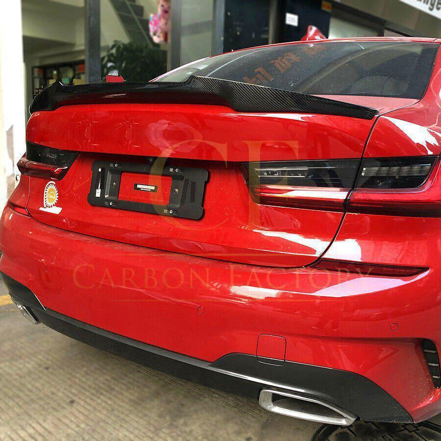 V Style Carbon Fibre Boot Spoiler for BMW G20 3 Series G80 M3 19-Present - Carbon Factory