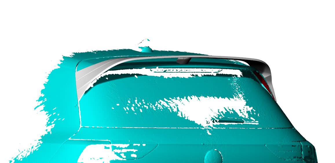V Style Carbon Fibre Boot Spoiler for VW Golf MK8 inc GTI & R 21-Present - Carbon Factory