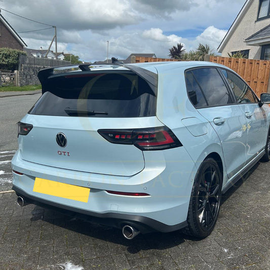 V Style Carbon Fibre Boot Spoiler for VW Golf MK8 inc GTI & R 21-Present - Carbon Factory