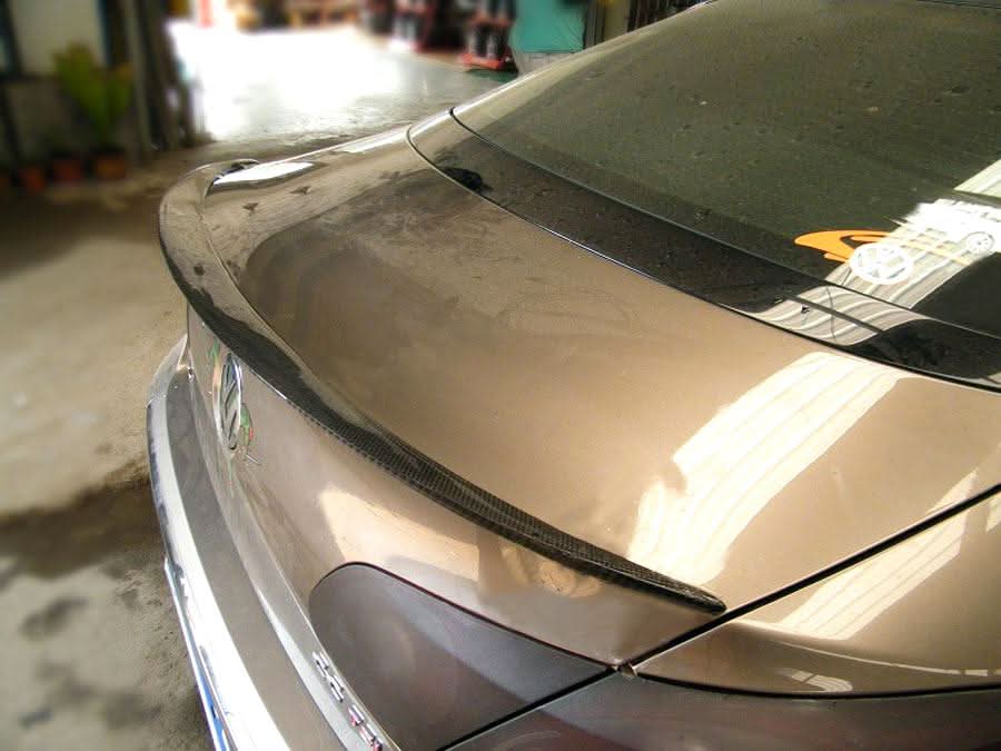 V Style Carbon Fibre Boot Spoiler for VW Passat CC B6 05-10 - Carbon Factory