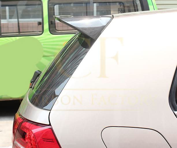 V Style Carbon Fibre Roof Spoiler for VW Golf MK7 14-20 - Carbon Factory