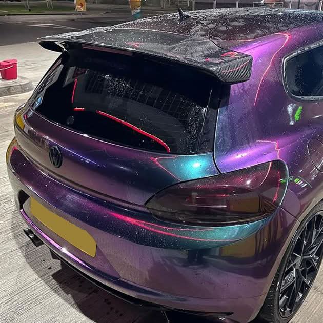 VT Style Carbon Fibre Roof Spoiler for VW Scirocco 09-14 - Carbon Factory