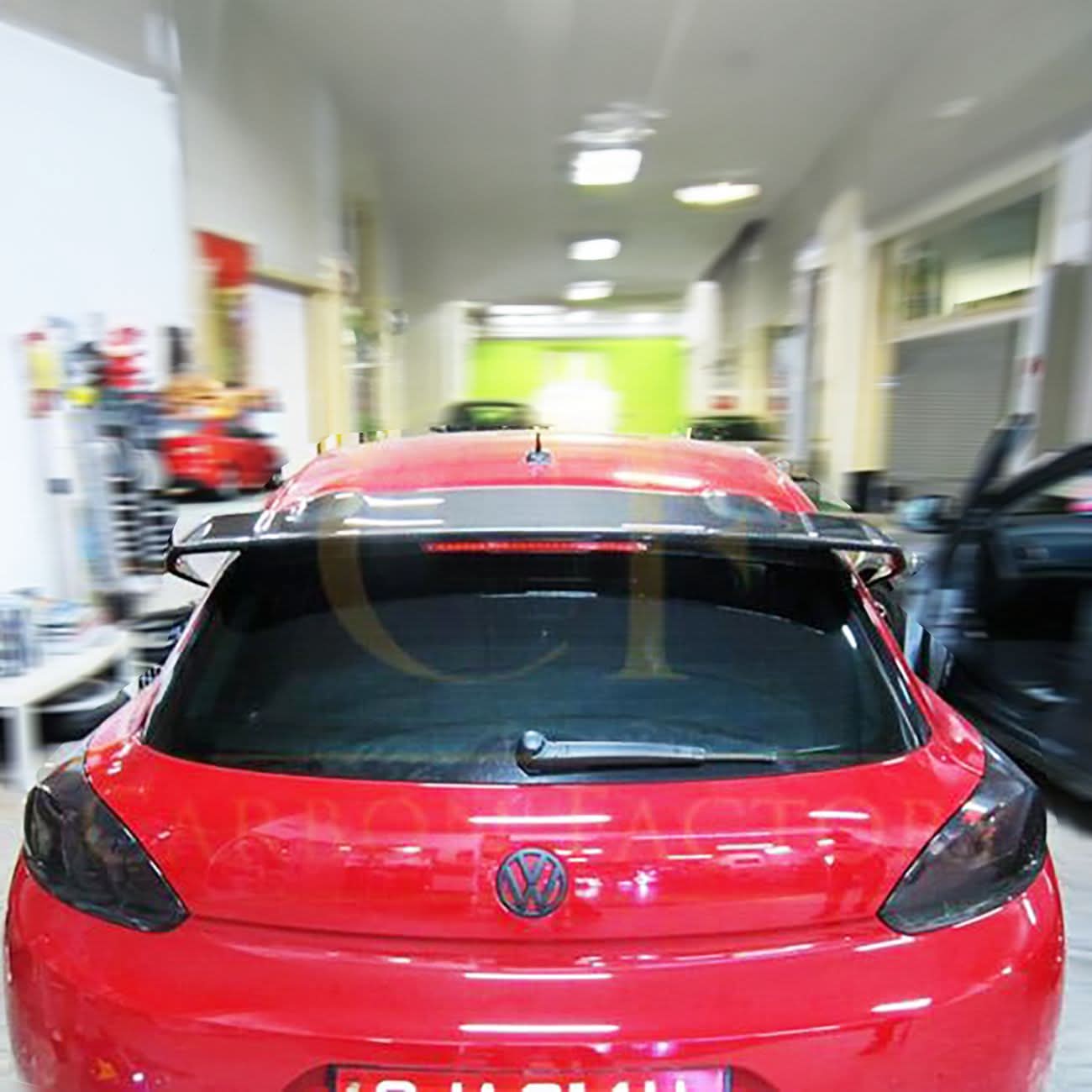 VT Style Carbon Fibre Roof Spoiler for VW Scirocco 09-14 - Carbon Factory