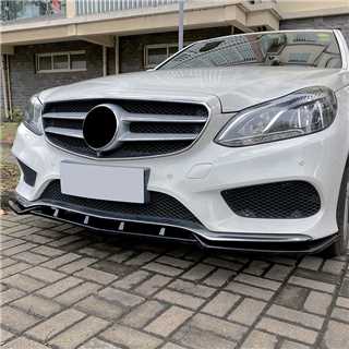 AMG Style Gloss Black Front Splitter for Mercedes Benz W212 E Class AMG 13-17 - Carbon Factory