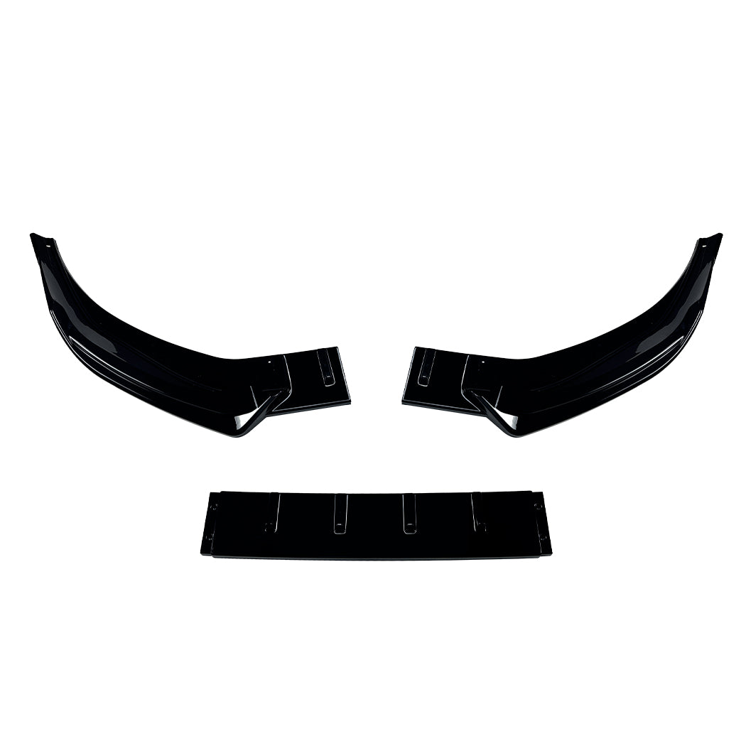 PR Style Gloss Black Front Splitter for VW Golf MK8.5 Standard model 24-26