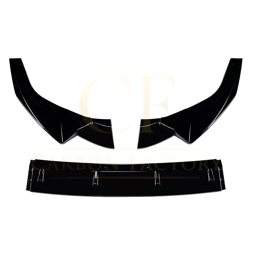 V Style Gloss Black Front Splitter for Audi B9 A5 S Line & S5 21-24 - Carbon Factory