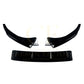 V Style Gloss Black Front Splitter for Audi A3 8Y S Line S3 25-Present - Carbon Factory