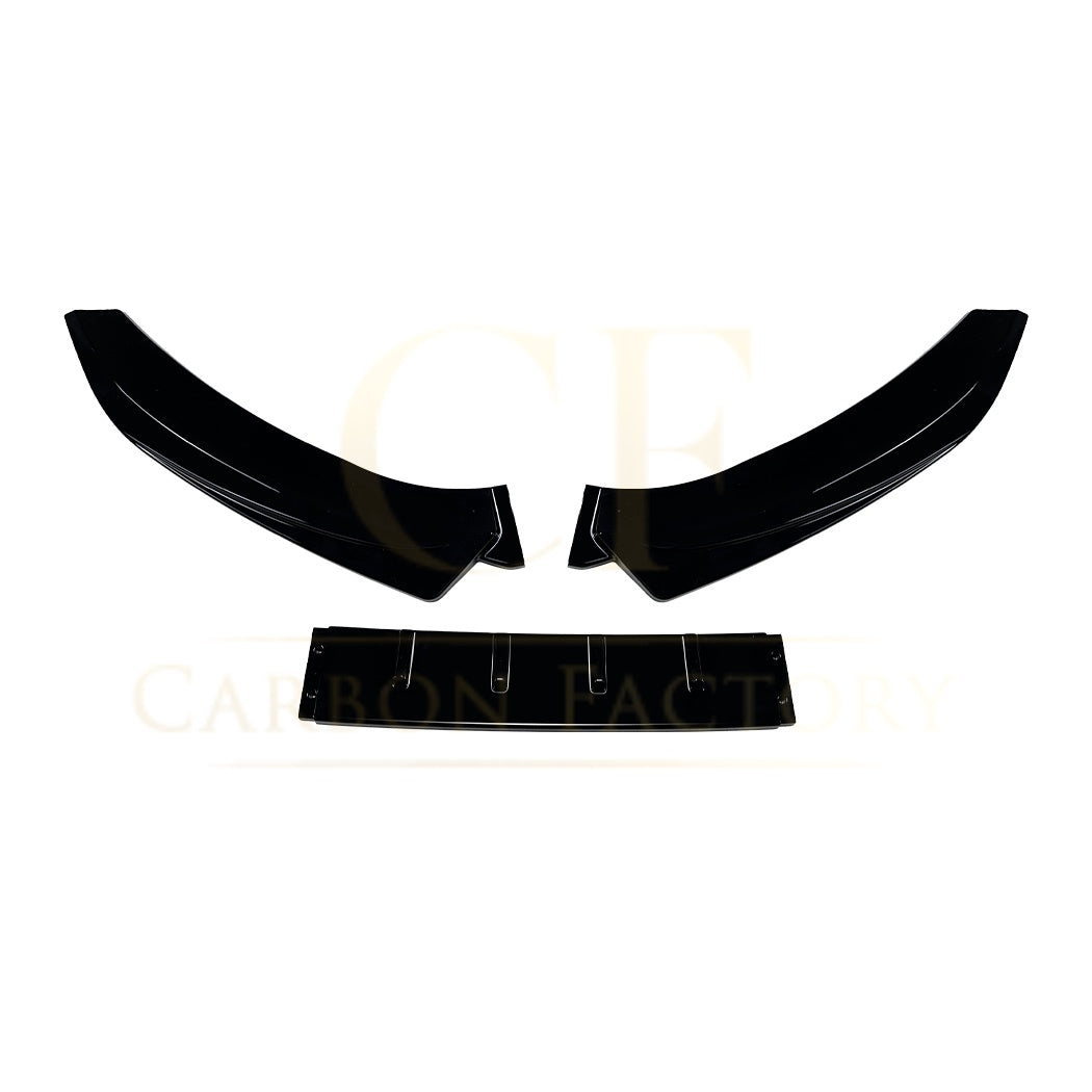 V Style Gloss Black Front Splitter for Audi B8.5 S5 A5 S Line 11-16