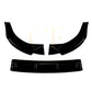 V Style Gloss Black Front Splitter for Audi C8 A6 S Line & S6 Saloon / Avant 18-25