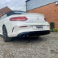 AMG Style Gloss Black Rear Diffuser & Exhaust Tips for Mercedes Benz W205 C Class & C63 Coupe 15-21 - Carbon Factory