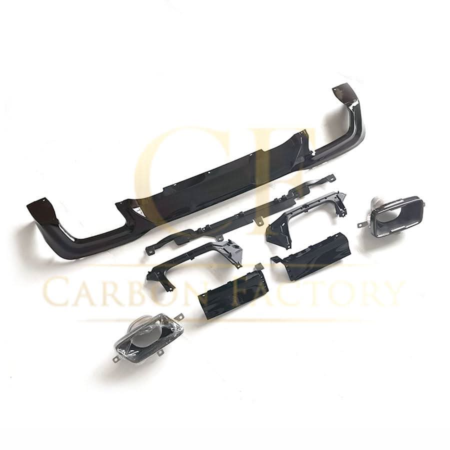 DK Style Gloss Black Rear Diffuser for BMW F44 2 Series 21-Present - Carbon Factory