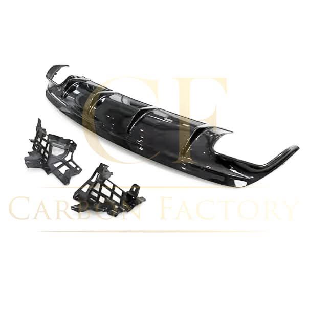 AMG Style Gloss Black Rear Diffuser & Exhaust Tips for Mercedes Benz W117 CLA 16-18 - Carbon Factory