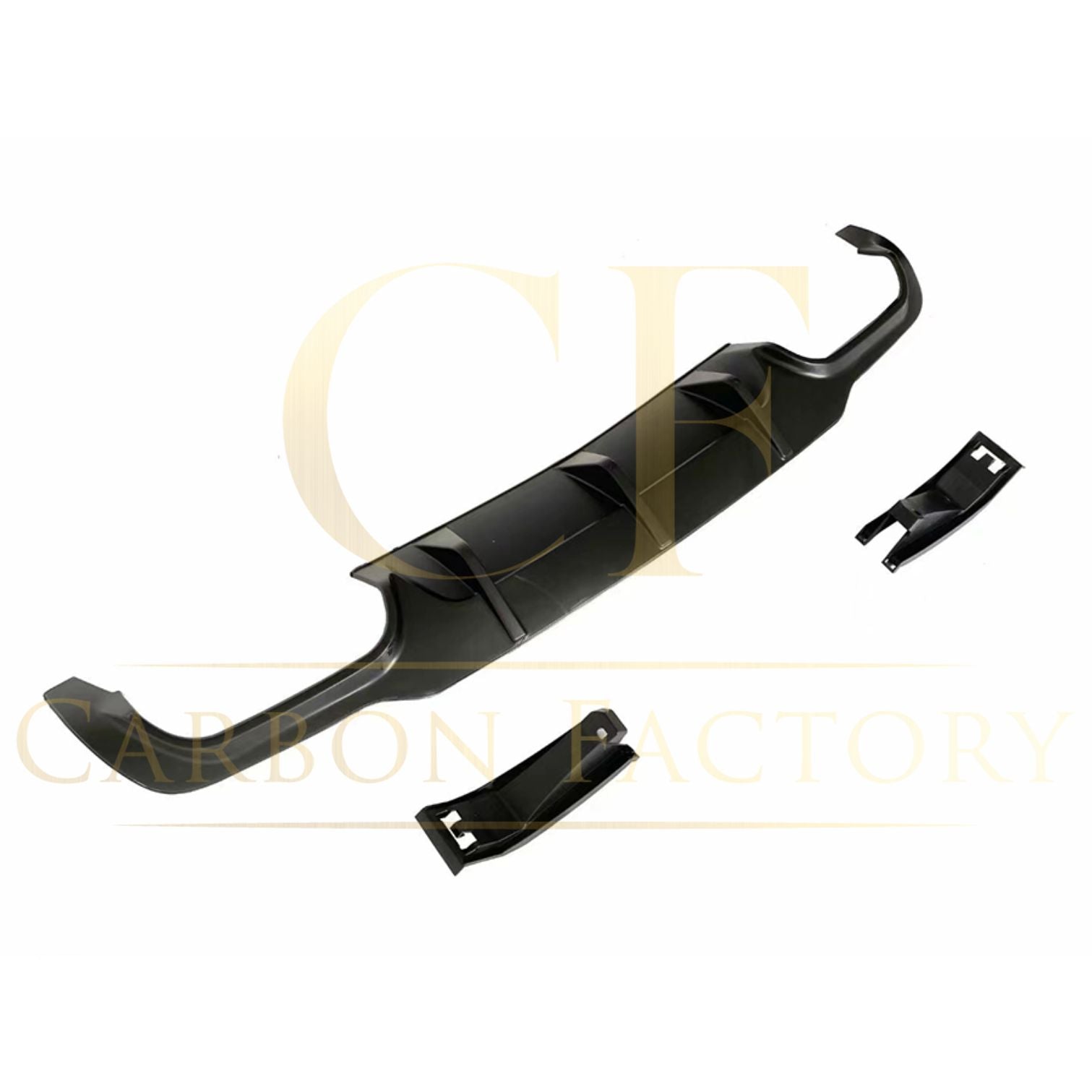 AMG Style Gloss Black Rear Diffuser for Mercedes Benz W204 C Class 12-14 - Carbon Factory