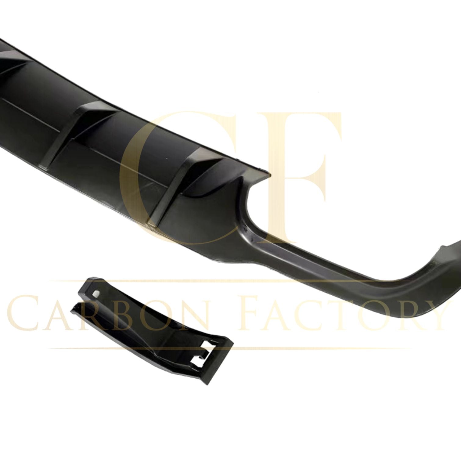 AMG Style Gloss Black Rear Diffuser for Mercedes Benz W204 C Class 12-14 - Carbon Factory
