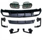 AMG Style Gloss Black Rear Diffuser with Exhaust Tips for Mercedes Benz W176 A Class 13-18 - Carbon Factory