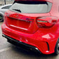 AMG Style Gloss Black Rear Diffuser with Exhaust Tips for Mercedes Benz W176 A Class 13-18 - Carbon Factory