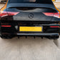 Brabus Style Gloss Black Rear Diffuser & Exhaust Tips for Mercedes Benz W118 CLA 19-Present - Carbon Factory
