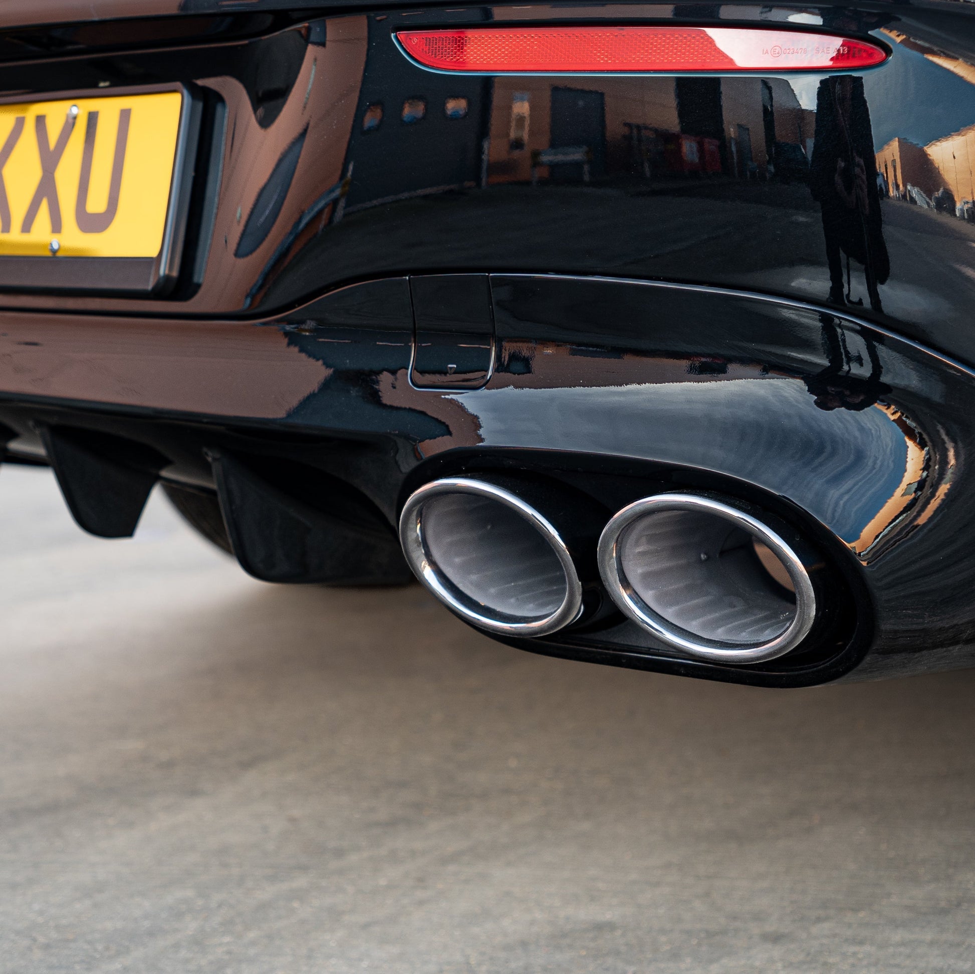 Brabus Style Gloss Black Rear Diffuser & Exhaust Tips for Mercedes Benz W118 CLA 19-Present - Carbon Factory