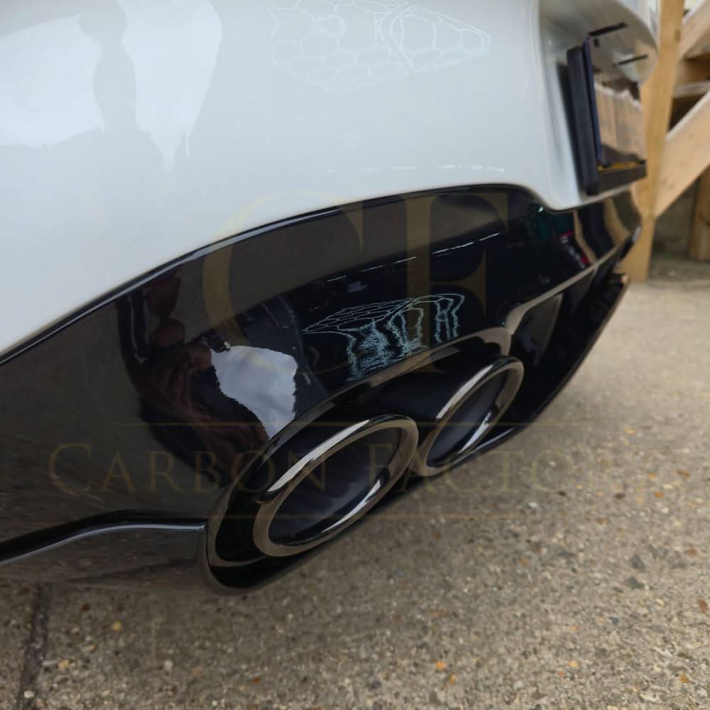 Brabus Style Gloss Black Rear Diffuser & Exhaust Tips for Mercedes Benz W118 CLA 19-Present - Carbon Factory