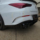 Brabus Style Gloss Black Rear Diffuser & Exhaust Tips for Mercedes Benz W118 CLA 19-Present - Carbon Factory