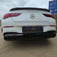 Brabus Style Gloss Black Rear Diffuser & Exhaust Tips for Mercedes Benz W118 CLA 19-Present - Carbon Factory
