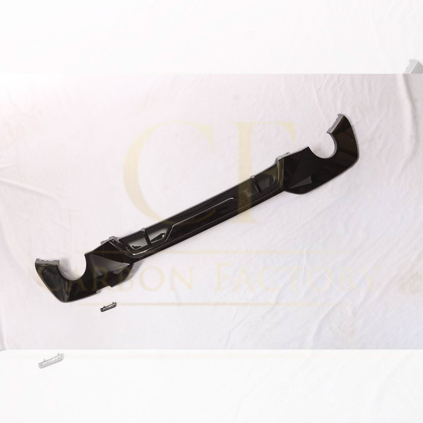 CF Style Gloss Black Rear Diffuser Quad Exhaust for BMW 3 Series G20 G21 Pre-LCI 19-22 - Carbon Factory