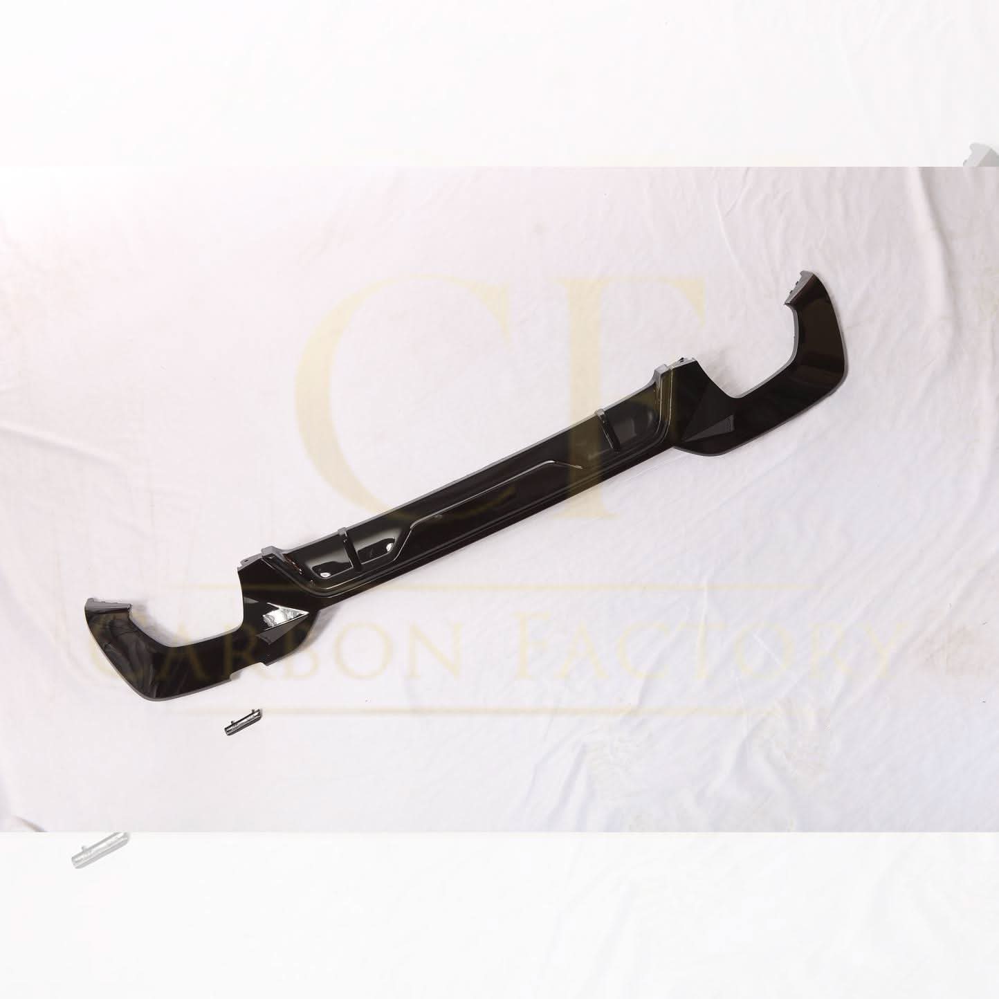 CF Style Gloss Black Rear Diffuser Quad Exhaust for BMW 3 Series G20 G21 Pre-LCI 19-22 - Carbon Factory