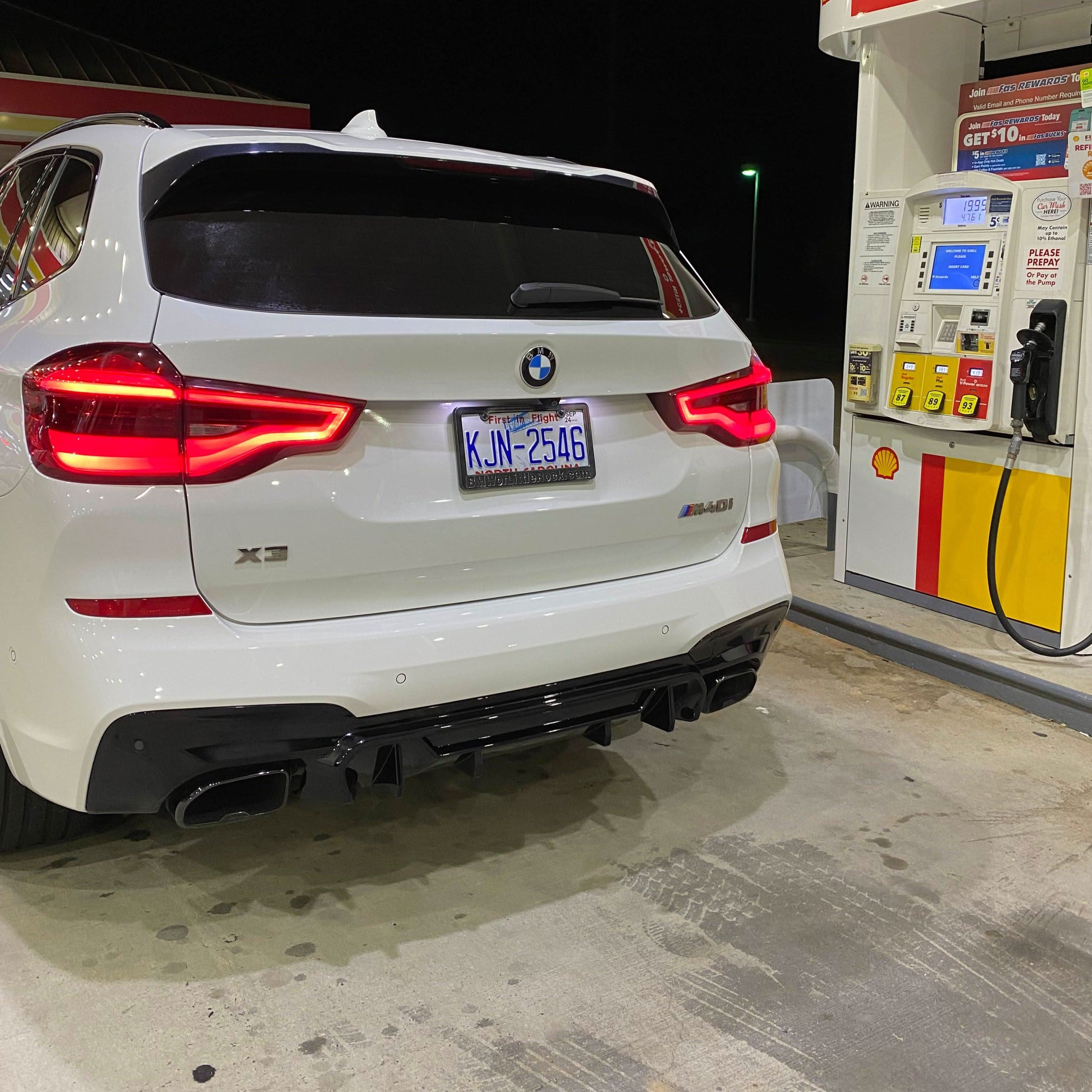 Competition Style Gloss Black Rear Diffuser for BMW G01 X3 18-21 - Carbon Factory