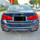 Gloss Black Rear Bumper Extension for BMW G30 G31 5 Series Pre-LCI M Sport 17-20 - Carbon Factory
