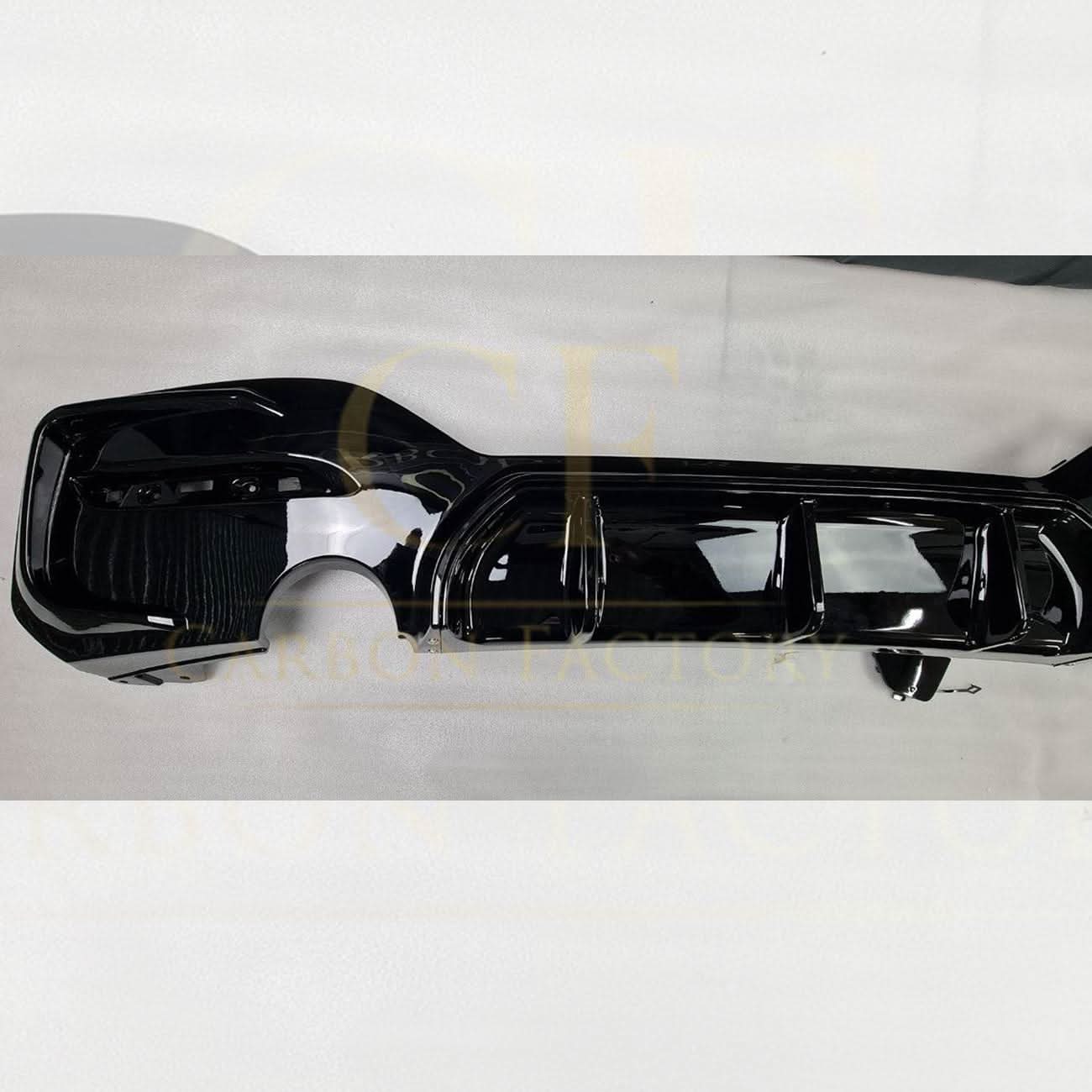 Gloss Black Rear Diffuser Dual Exhaust for BMW F20 1 Series LCI 15-19 - Carbon Factory