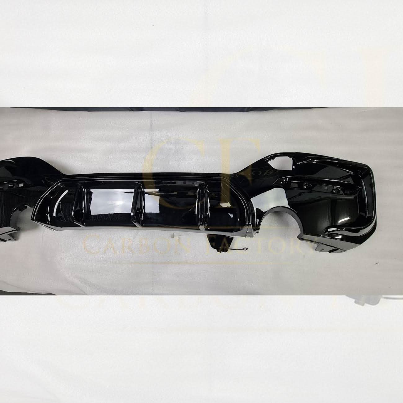 Gloss Black Rear Diffuser Dual Exhaust for BMW F20 1 Series LCI 15-19 - Carbon Factory