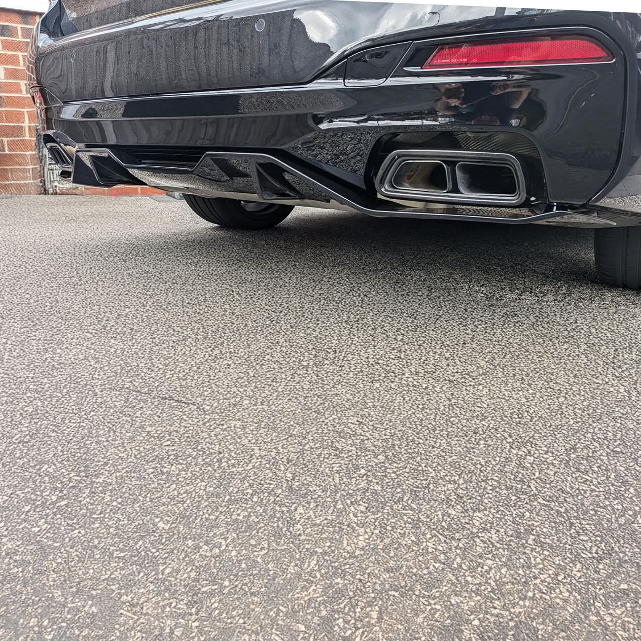 Gloss Black Rear Diffuser for BMW G30 G31 5 Series M Sport 540 550 17-24 - Carbon Factory