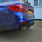 Gloss Black Rear Diffuser for BMW G30 G31 5 Series M Sport 540 550 17-24 - Carbon Factory
