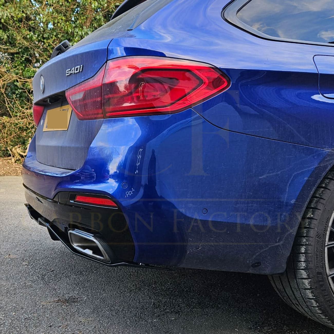 Gloss Black Rear Diffuser for BMW G30 G31 5 Series M Sport 540 550 17-24 - Carbon Factory