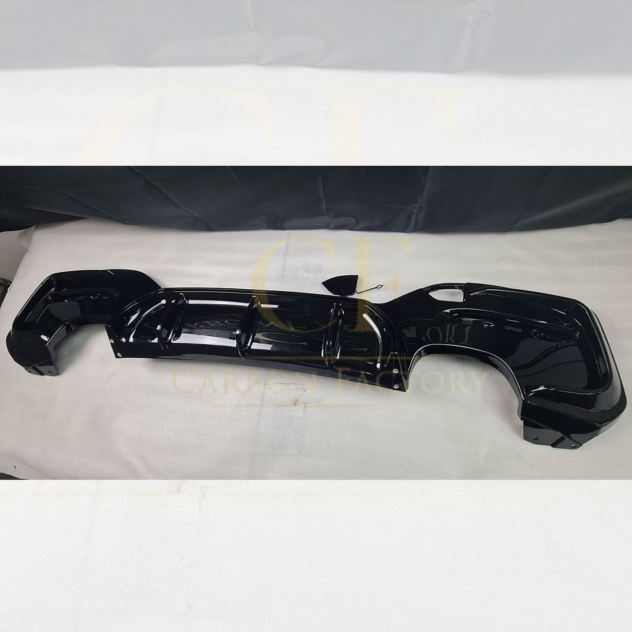 Gloss Black Rear Diffuser Quad Exhaust for BMW F20 1 Series LCI 15-19 - Carbon Factory
