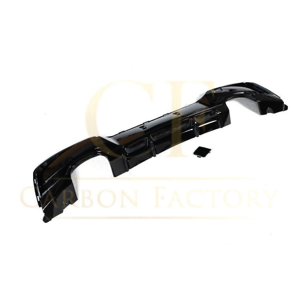 Gloss Black Rear Diffuser Quad Exhaust for BMW F20 1 Series Pre-LCI 12-14 - Carbon Factory