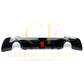 LED Style Gloss Black Rear Diffuser Dual Exhaust for BMW E90 E91 3 Series 05-13 - Carbon Factory