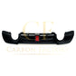 LED Style Gloss Black Rear Diffuser Dual Exhaust for BMW E90 E91 3 Series 05-13 - Carbon Factory