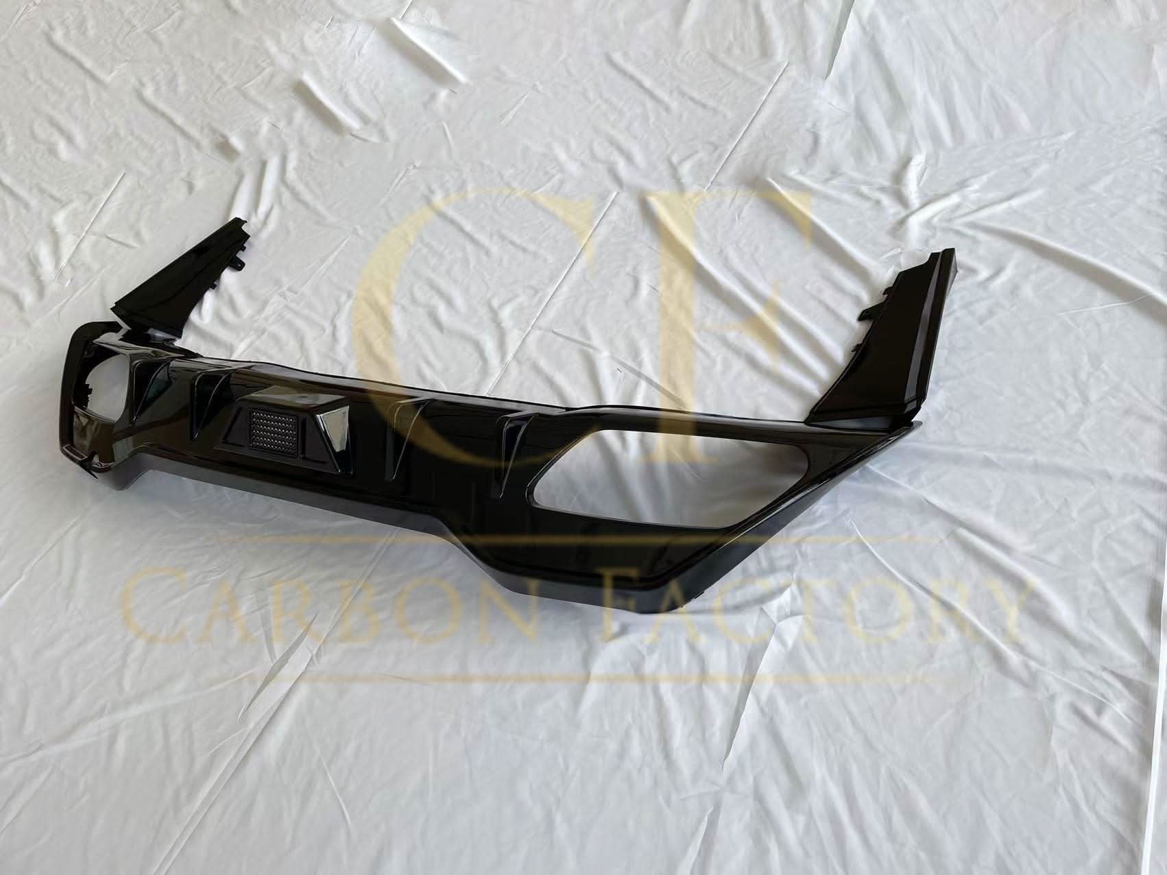 LED Style Gloss Black Rear Diffuser for BMW G14 G15 8 Series Coupe & Convertible 19-Present - Carbon Factory