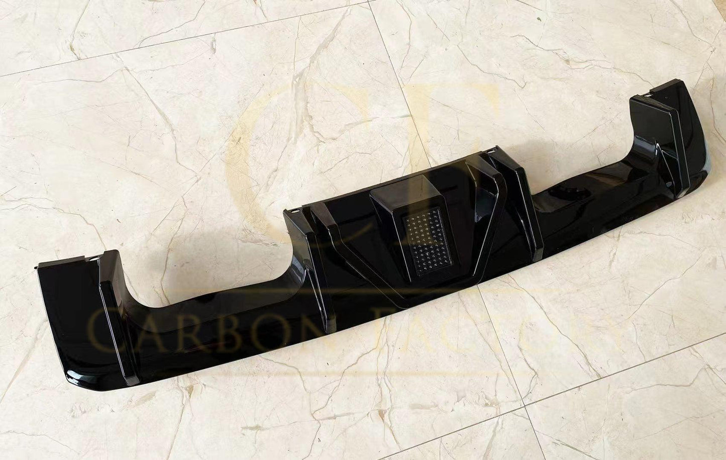 LED Style Gloss Black Rear Diffuser for BMW G80 M3 G82 G83 M4 21-Present - Carbon Factory