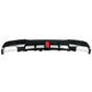 LED Style Gloss Black Rear Diffuser Quad Exhaust for BMW E90 E91 3 Series 05-13 - Carbon Factory
