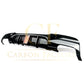 LED Style Gloss Black Rear Diffuser Quad Exhaust for BMW E90 E91 3 Series 05-13 - Carbon Factory