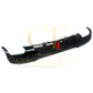 LED Style Gloss Black Rear Diffuser Quad Exhaust for BMW E90 E91 3 Series 05-13 - Carbon Factory
