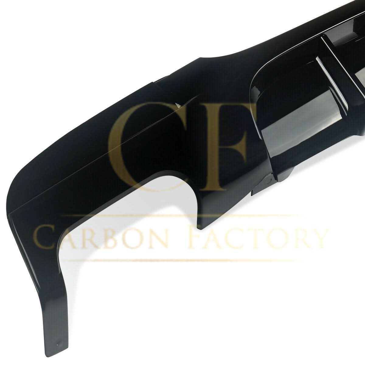 LED Style Gloss Black Rear Diffuser Quad Exhaust for BMW E90 E91 3 Series 05-13 - Carbon Factory