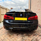 M5 Style Gloss Black Rear Diffuser for BMW G30 G31 5 Series M Sport 17-24 - Carbon Factory
