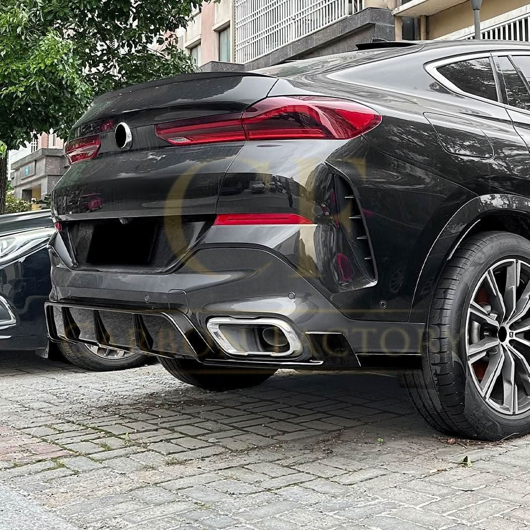 MP Style Gloss Black Diffuser for BMW G06 X6 19-25 - Carbon Factory