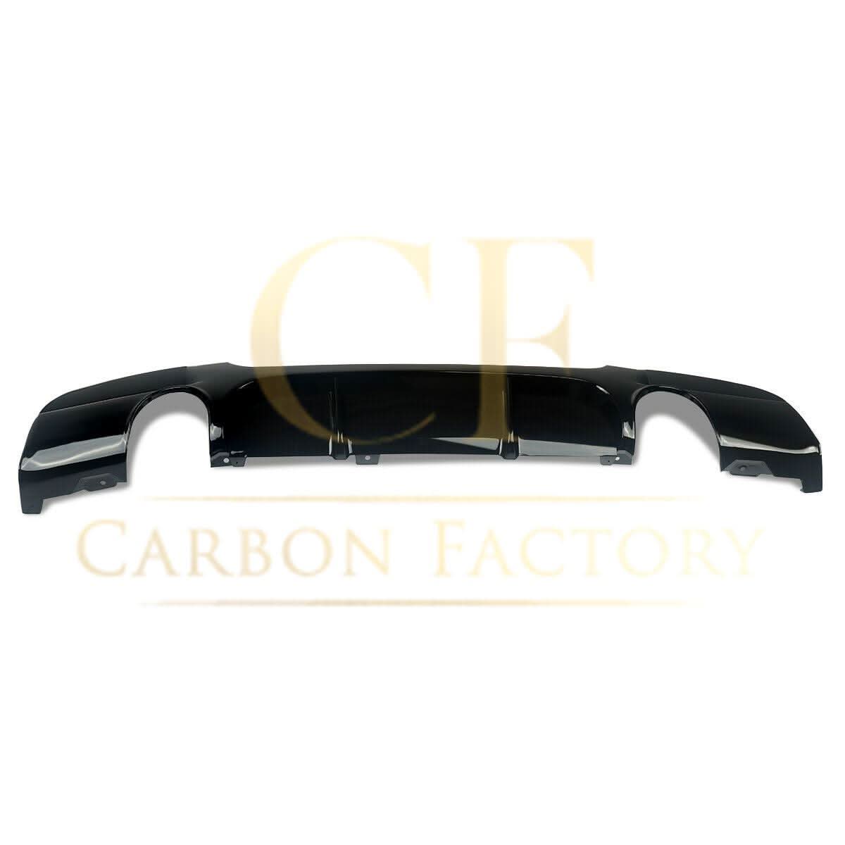 MP Style Gloss Black Rear Diffuser Dual Exhaust for BMW E90 E91 3 Series 05-13 - Carbon Factory