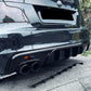 MP Style Gloss Black Rear Diffuser for BMW 1 Series E82 E88 2007-2013 - Carbon Factory